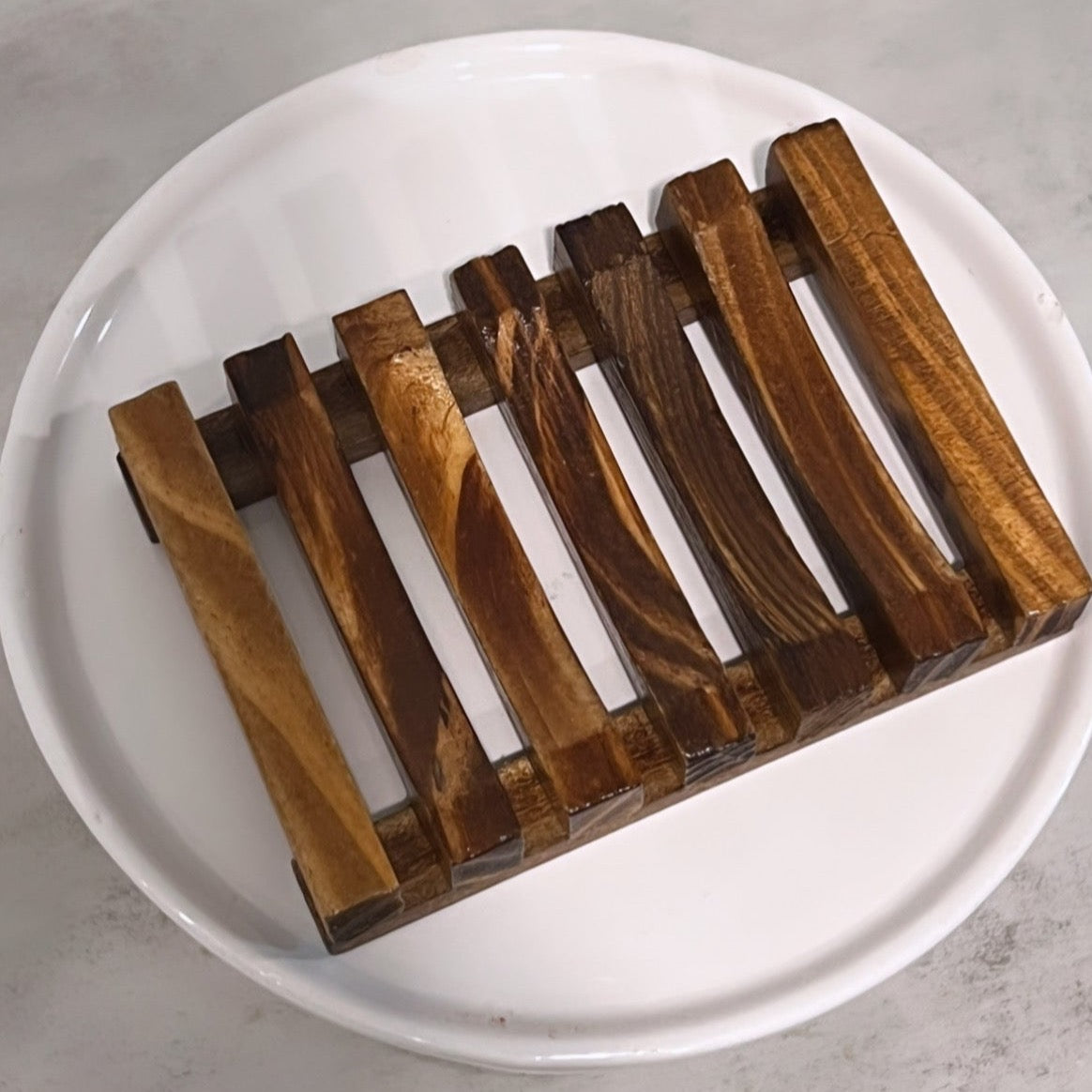 WOODEN SOAP TRAY