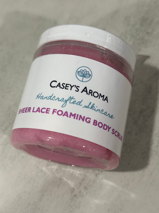 SHEER LACE FOAMING BODY SCRUB