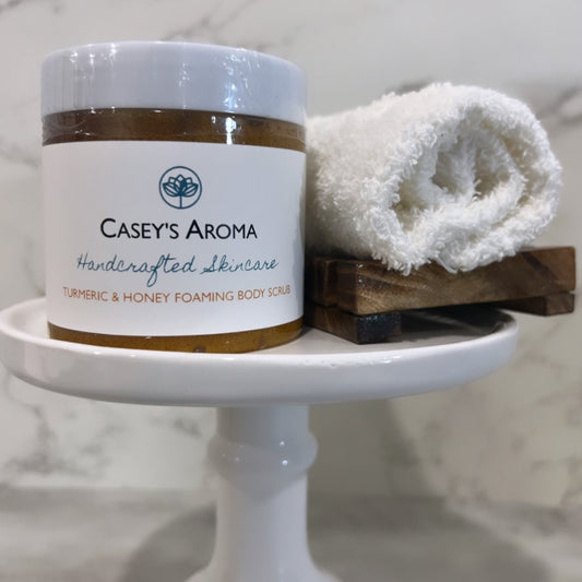 TURMERIC & HONEY FOAMING BODY SCRUB