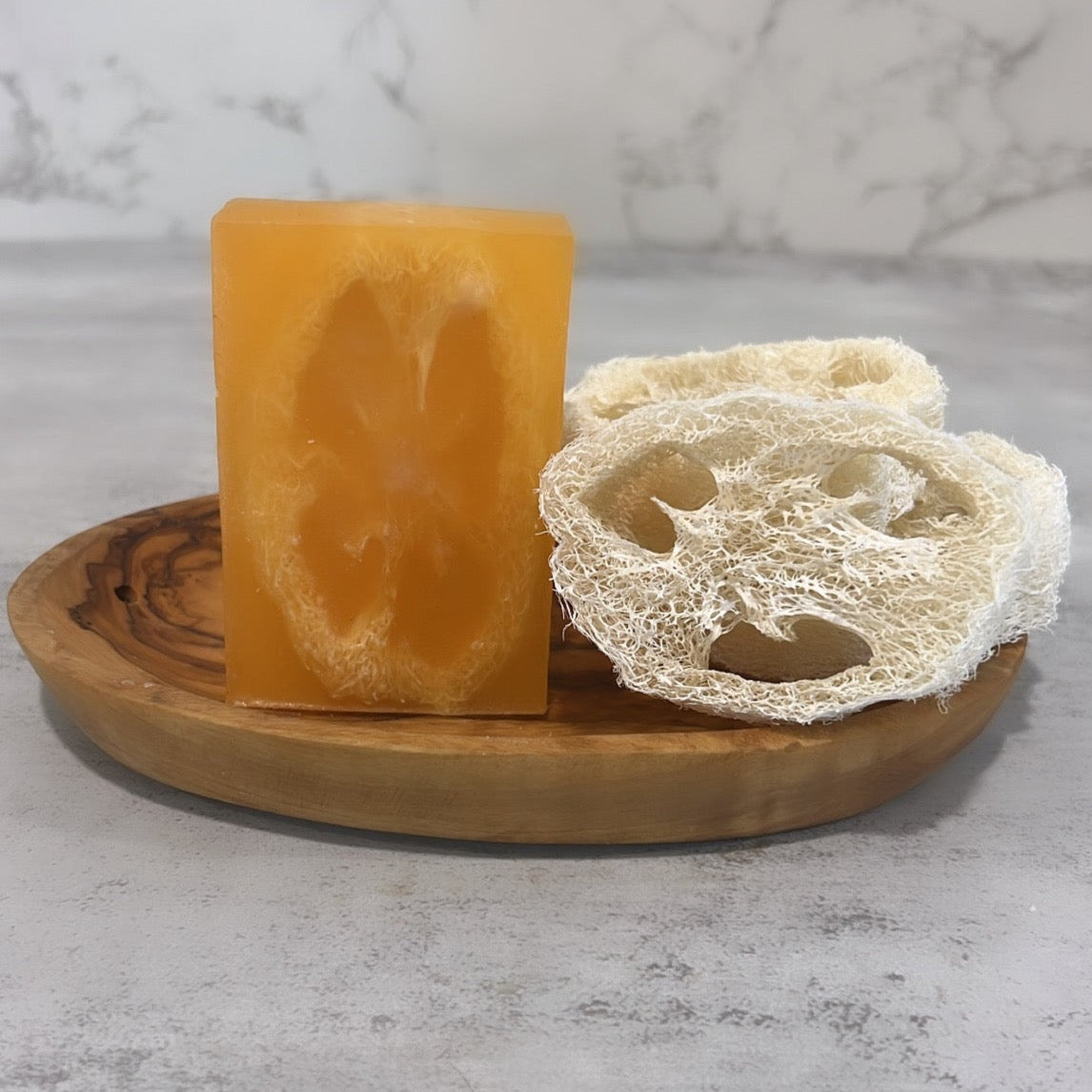 LOOFAH GLYCERIN SOAP